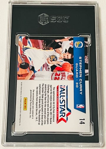 2010-11 Season Update Stephen Curry #14 Rookie Challenge Materials #29/799 SGC9.5